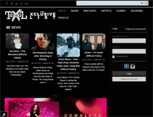 Tablet Screenshot of hiphoptxl.com